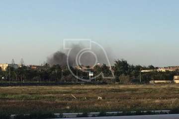  Incendio en las instalaciones abandonadas de la Escuela Infantil de Las Remudas (Foto TA)
